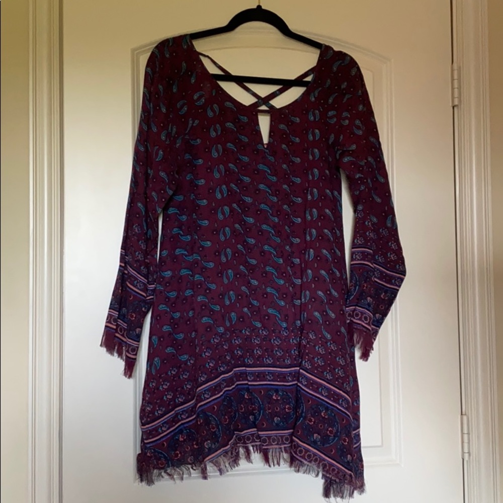 paisley boho dress!